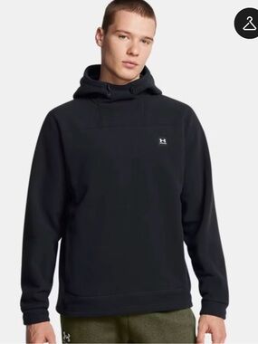 Under Armour Black Hooded Sweatshirt 2XL New with tags!